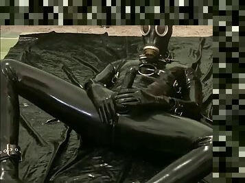 masturbation, amateur, ejaculation-sur-le-corps, gay, ejaculation, fétiche, latex, solo, caoutchouc