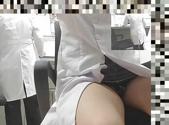 masturbation, bureau-office, amateur