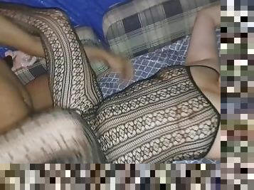 isteri, amateur, hitam, suami, cuckold