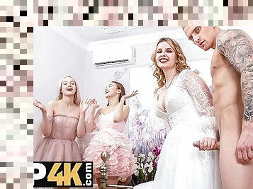 عروس, روسية, لسان, نجمة-في-الجنس, تحول-جنسي, شقراء, عاهرة-fucking, رباعي, عرس
