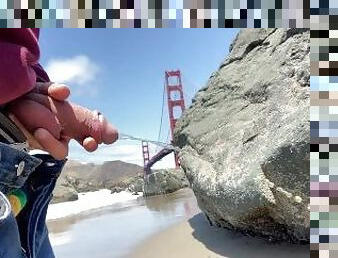 Pissing in Front of The Golden Gate Bridge