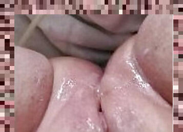 masturbation, chatte-pussy, amateur, milf, jouet, ejaculation-interne, belle-femme-ronde, ejaculation, gode, solo