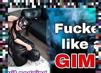 gigantisk, strap-on, amatör, milf, mamma, bdsm, par, bitch, dildo, bondage