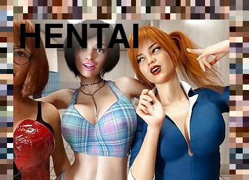 öğrenci, orta-yaşlı-seksi-kadın, genç, eğlenceli, pornografik-içerikli-anime, 3d