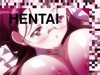 Hentai busty teen amazing porn video