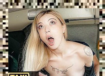 Fake Taxi Bossy blonde take a huge cock deep inside her tight little pussy