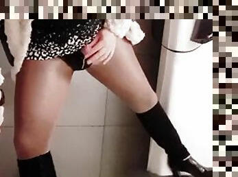 Crossdresser Tatyana feels naughty