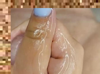 Intense Handjob Huge Cumshot, POV Slow and Sensual handjob. Best Handjob Ever