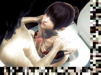 HONEY SELECT 2 - gets fucked in the bathroom  - part 01