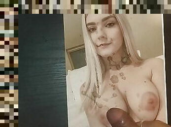 EVA ELFIES'S incredible tits makes me cum so hard