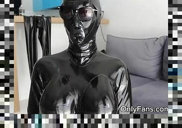 storatuttar, amatör, gay, fetisch, latex, ensam, maskiner-mask