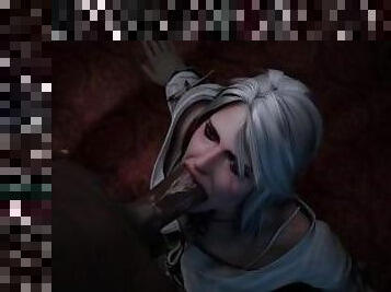 Witcher Ciri Giving a Blowjob