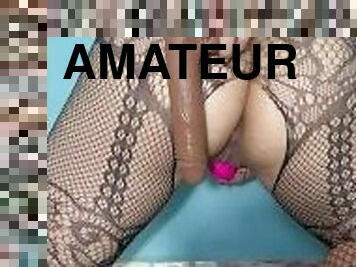 masturbation, gammal, kvinnligt-sprut, amatör, anal, creampie, första-gången, blond, söt, dildo