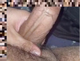 Veiny brown cock