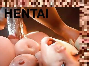 monstru, anal, muie, jet-de-sperma, pula-imensa, compilatie, hentai