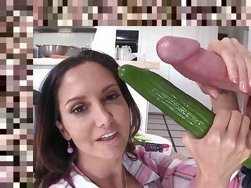 Busty Ava Addams receives cock in her ass