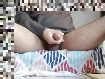 pappa, gigantisk, masturbation, cumshot, gigantisk-kuk, gay, avrunkning, creampie, juckande, sprut