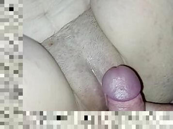 fisse-pussy, amatør, udløsning, milf, synsvinkel, sperm, blond, knepning-fucking