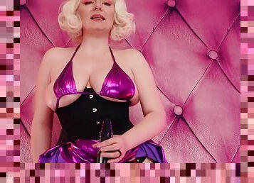 FemDom POV Sissification Video: Dirty talk and humiliation of sexy MILF Arya Grander sissy training