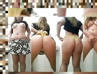 الاستحمام, كبيرة-الثدي, عام, امرأة, هواة, كبيرة-في-العمر, سمينة-و-جميلة, برازيلية, تنورة-في-الهواء, سراويل-داخلية
