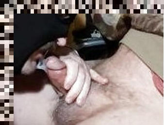 papá, amateur, maduro, mamada, chorro-de-corrida, gay, recopilación, tragar, gloryhole, corrida