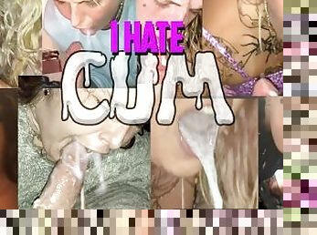 sucking yucky cum compilation - Dimecandies