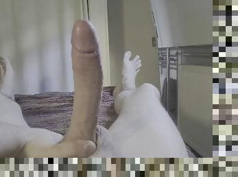 Soft to hard, then cum. 8 inch (20cm) uncut bwc