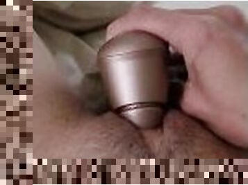 klitta, hårig, masturbation, orgasm, fitta-pussy, kvinnligt-sprut, amatör, tonåring, leksak, ensam