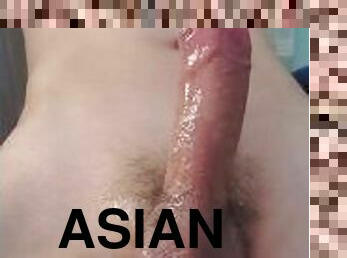 asiatique, en-plein-air, amateur, ejaculation-sur-le-corps, énorme-bite, gay, jeune-18, ejaculation, solo, chinoise