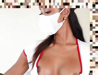Nurse Putri Cinta is here to check how your cock works