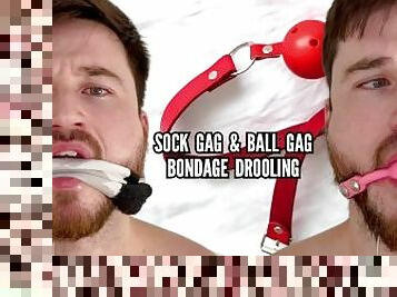 amatör, gay, bdsm, bunden, fetisch, gagging, bondage