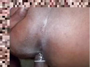 Thick BBW squirts on BBC with massive cumshot