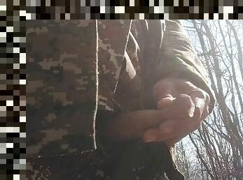 I enjoy doing it in the army idiot and cumming