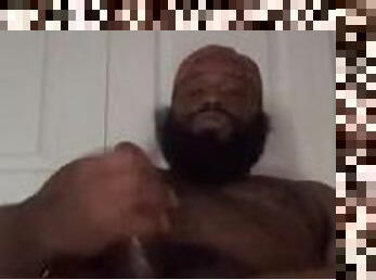 baignade, papa, masturbation, amateur, ejaculation-sur-le-corps, gay, branlette, black, douche, solo