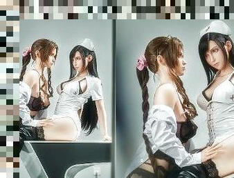3D Porn Game Lady’s Nurse Tifa & Aerith Sex Dolls