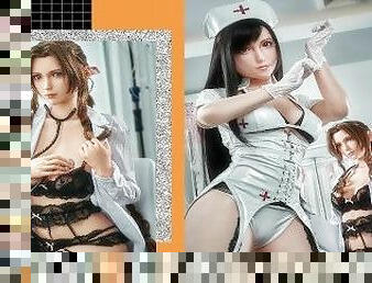 3D Porn Game Lady’s Nurse Tifa & Aerith Sex Dolls