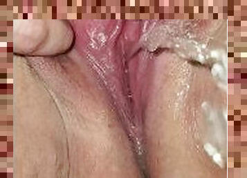 He Made My Pussy Huge Squirt Hard Long Orgasm