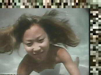 Teen kara blowjob in pool underwater - more of her at grope-cam.com.mp4