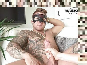 masturbation, amatör, gigantisk-kuk, gay, avrunkning, par, juckande, oral, muskulös, tatuering