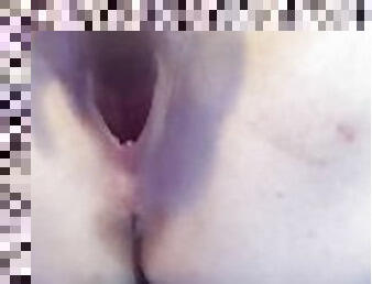 Close up pussy twitching orgasm
