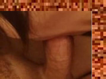Japanese whore takes huge dick into her small mouth at hotel Interracial