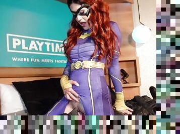 PLAYTIME Cosplay Batgirl DOMINATES Batman (ROUGH SEX)
