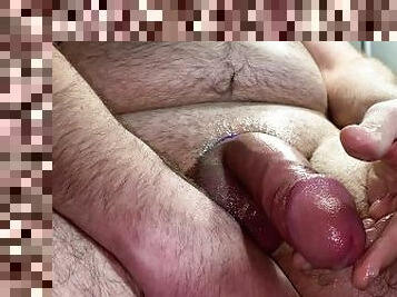 Super soft juicy XL dick swells slowly, throbbing veins pulsate, explosive cum all over