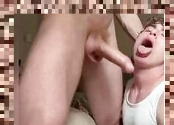 Twink Sucks Big Uncut Anon Cock