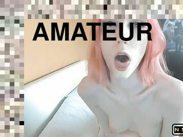 cul, amateur, ejaculation-sur-le-corps, ados, compilation, bas, point-de-vue