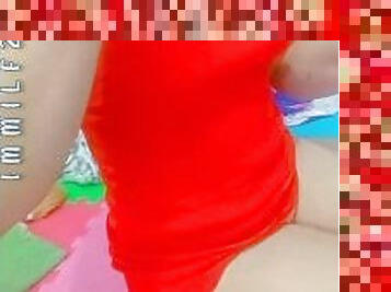 asiatique, masturbation, public, chatte-pussy, maman, massage, doigtage, sale, mère, parfait