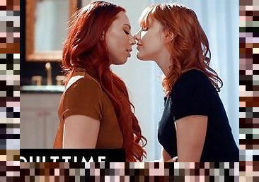 ADULT TIME - Redhead Babes Aidra Fox and Kenna James Scissor Until They ORGASM! SENSUAL LESBIAN SEX!