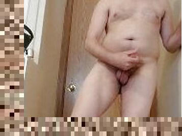 pappa, masturbation, gigantisk-kuk, gay, juckande, ensam, farsan, muskulös, privat, kuk