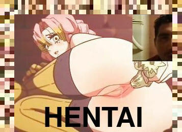 nagyméret, szörny, puncibaélvezés, anime, hentai