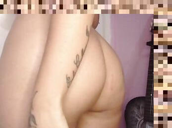 muschi, strapon, dilettant, lesben, spielzeug, schwer, selbst-gefertigt, latina, massage, paar